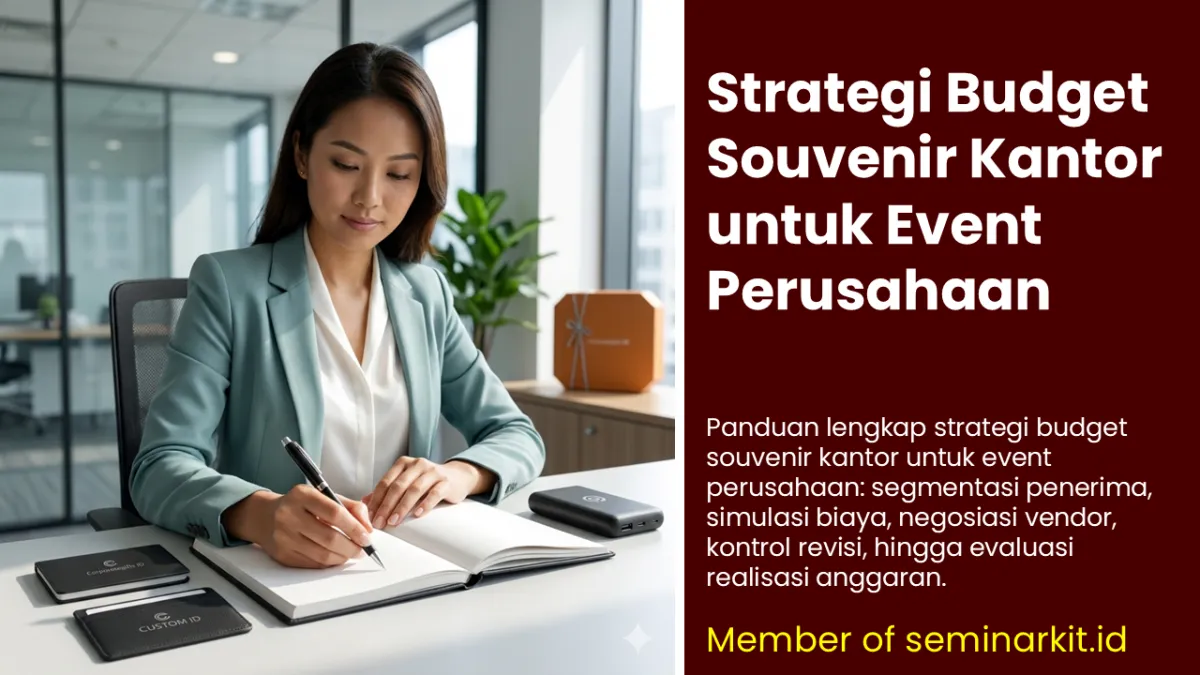 Strategi budget souvenir event perusahaan