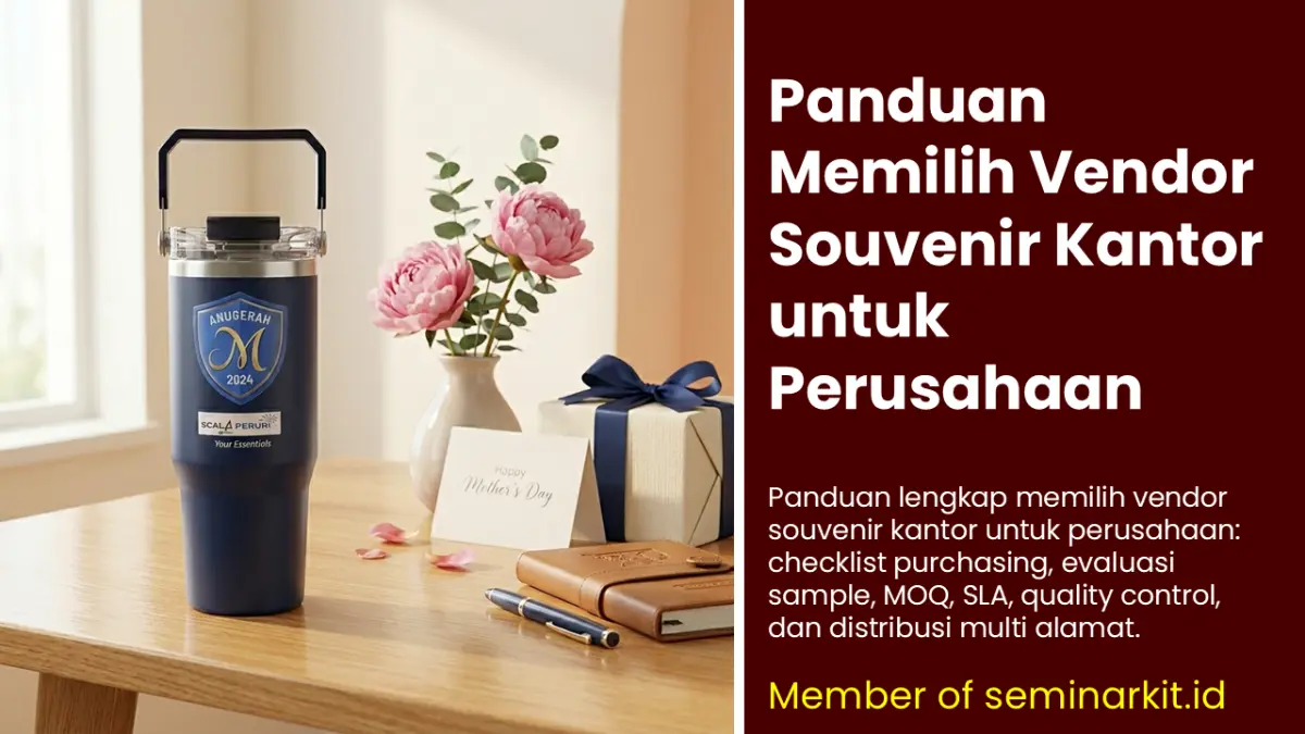 Panduan memilih vendor souvenir kantor perusahaan