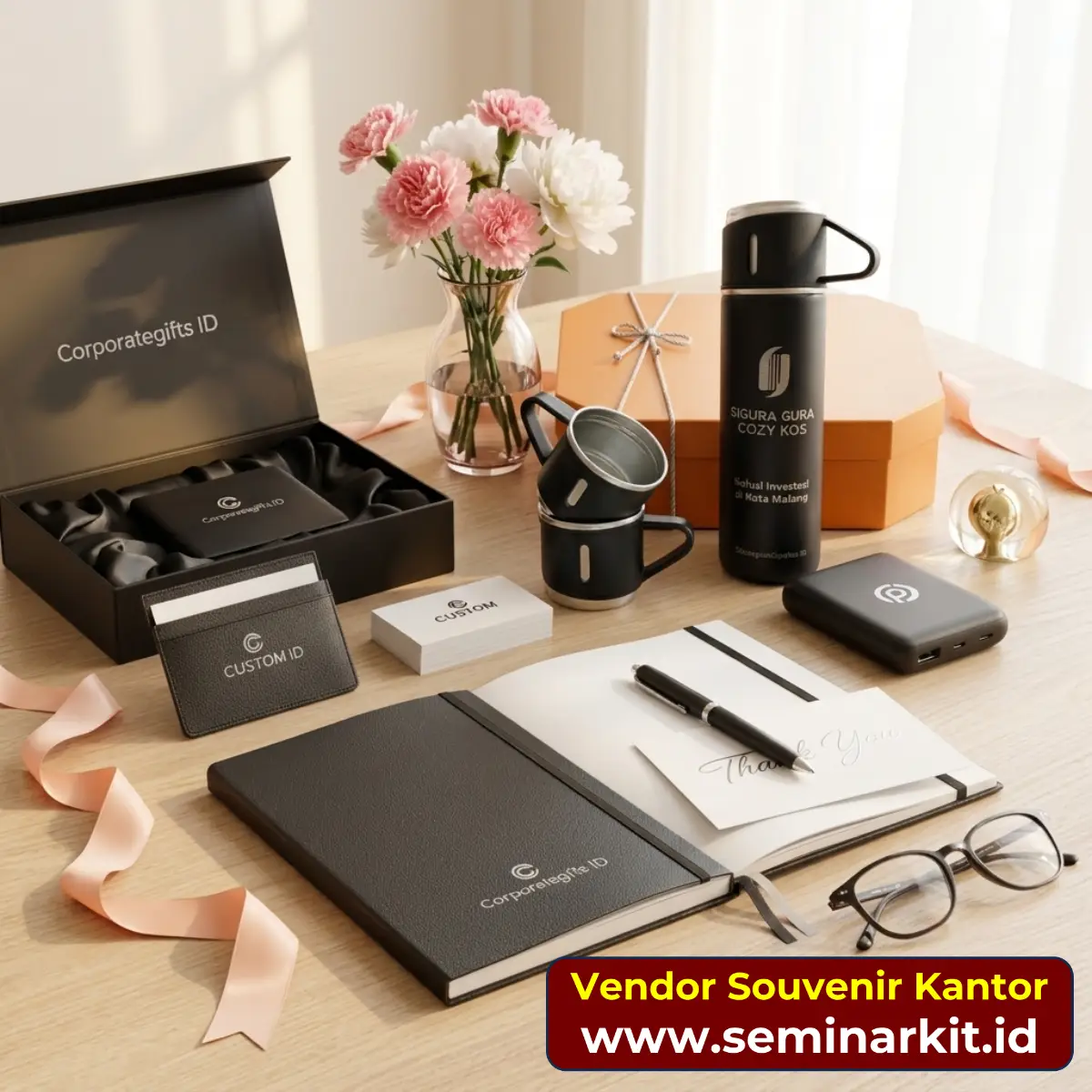 Koordinasi distribusi akhir souvenir kantor