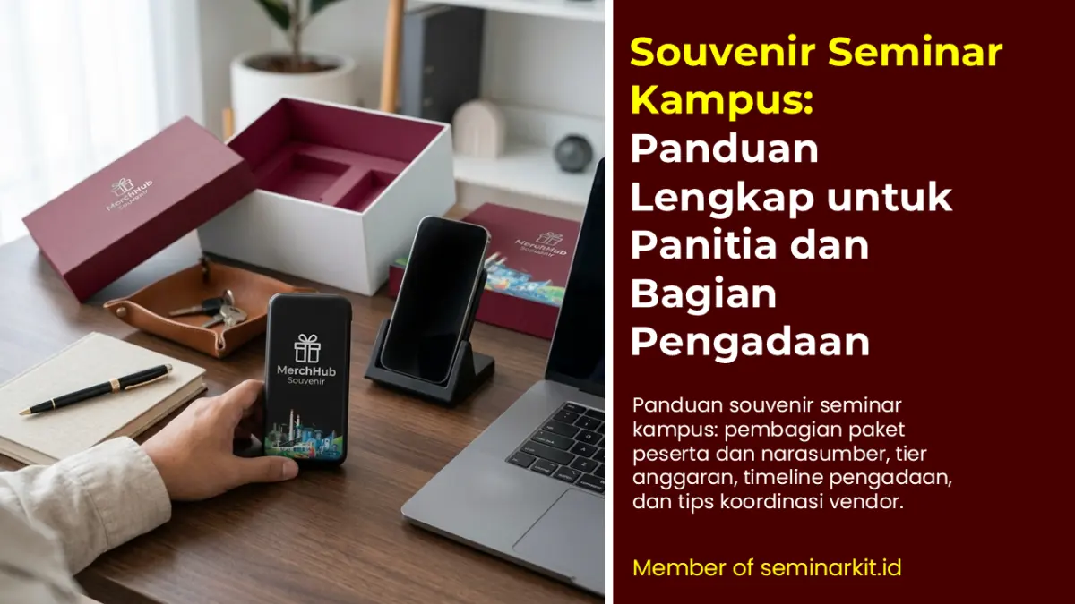 Souvenir Seminar Kampus: Panduan Lengkap untuk Panitia dan Bagian Pengadaan