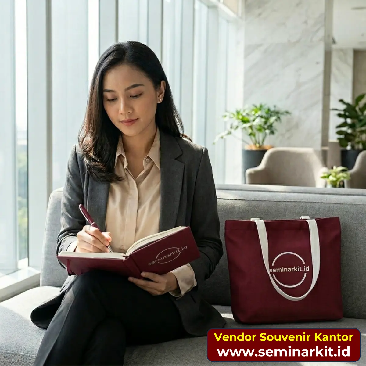 Koordinasi pengadaan souvenir pendidikan