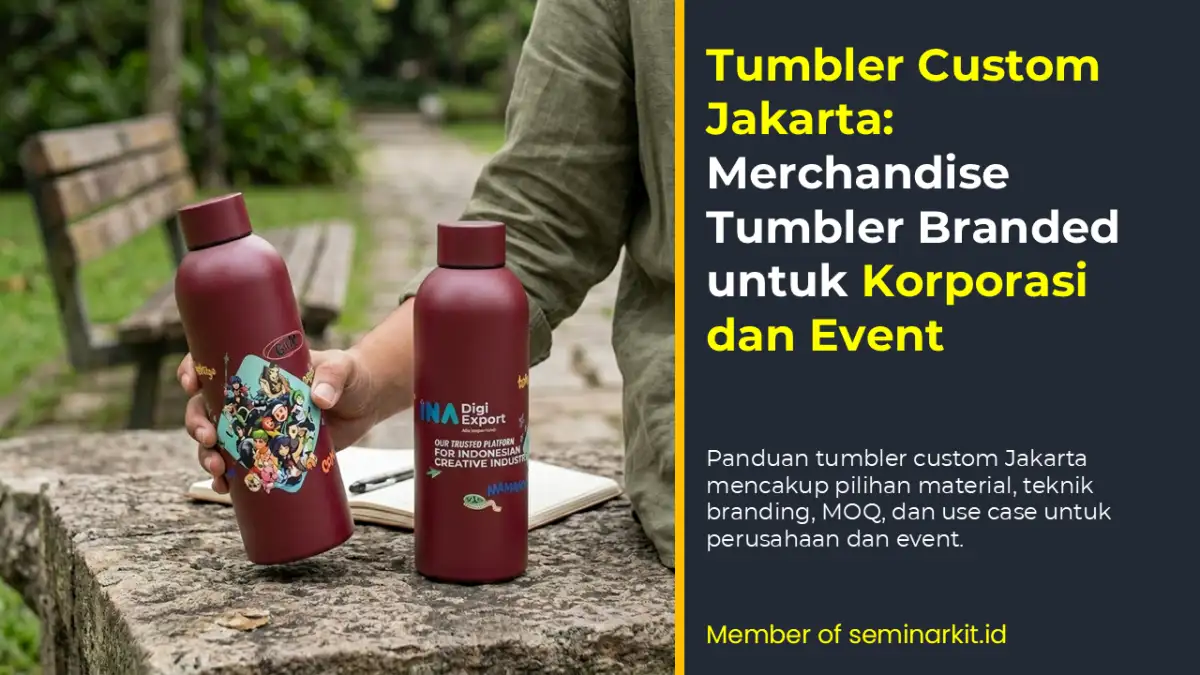 Tumbler Custom Jakarta: Merchandise Tumbler Branded untuk Korporasi dan Event
