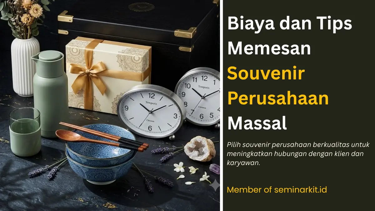 Biaya dan Tips Memesan Souvenir Perusahaan Massal