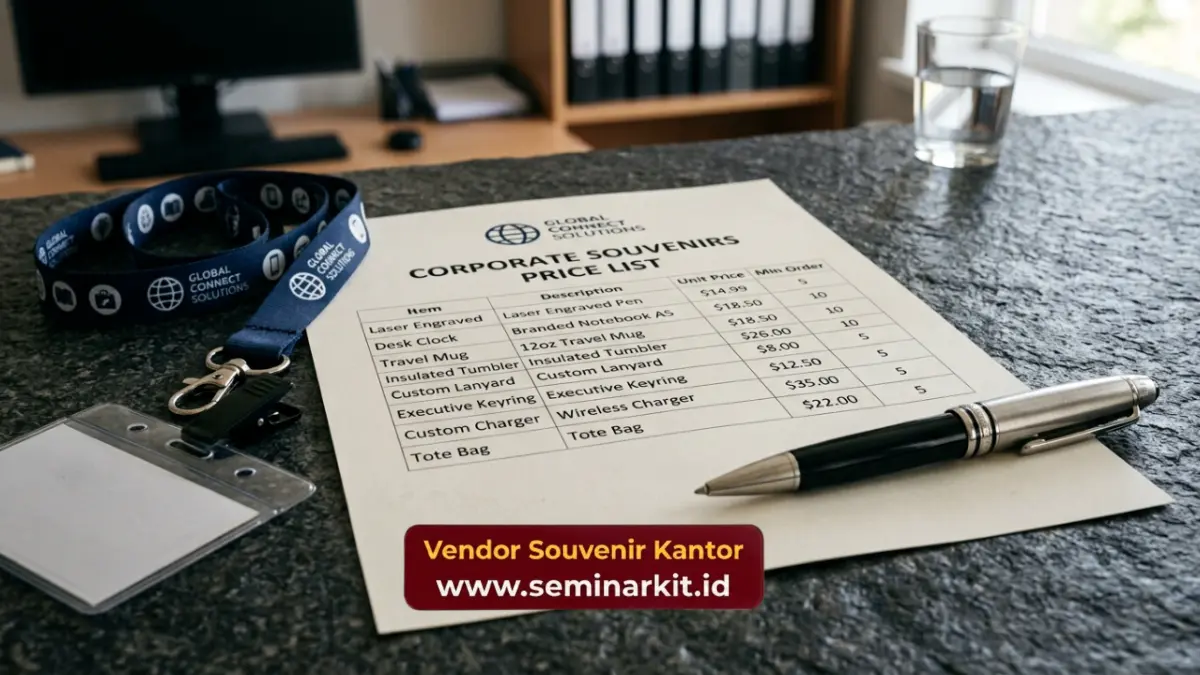 Corporate Souvenir Price List