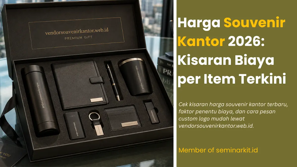 Harga Souvenir Kantor 2026: Kisaran Biaya per Item Terkini