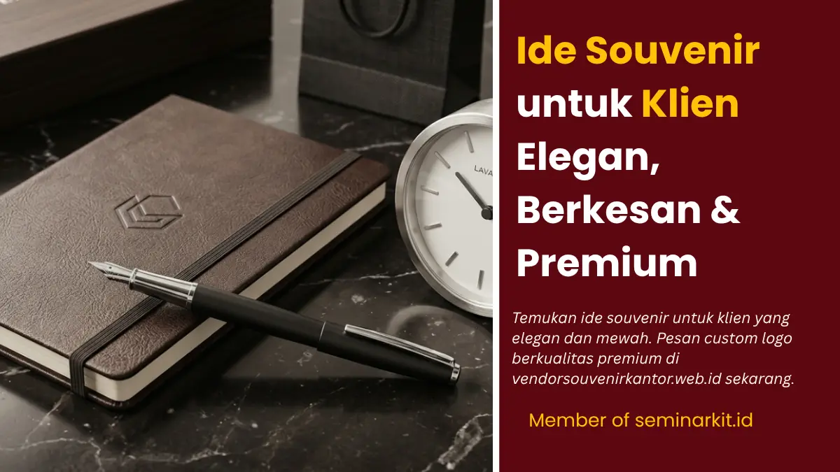 Ide Souvenir untuk Klien Elegan yang Meninggalkan Kesan Mendalam