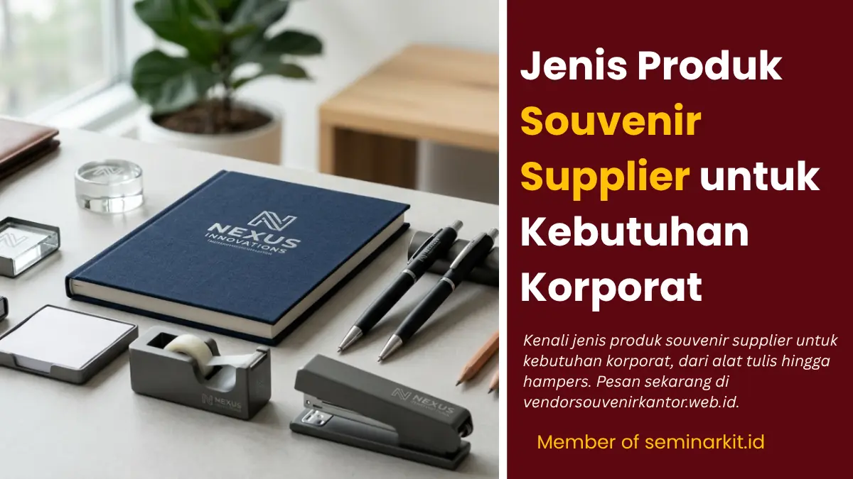Jenis Produk Souvenir Supplier untuk Kebutuhan Korporat