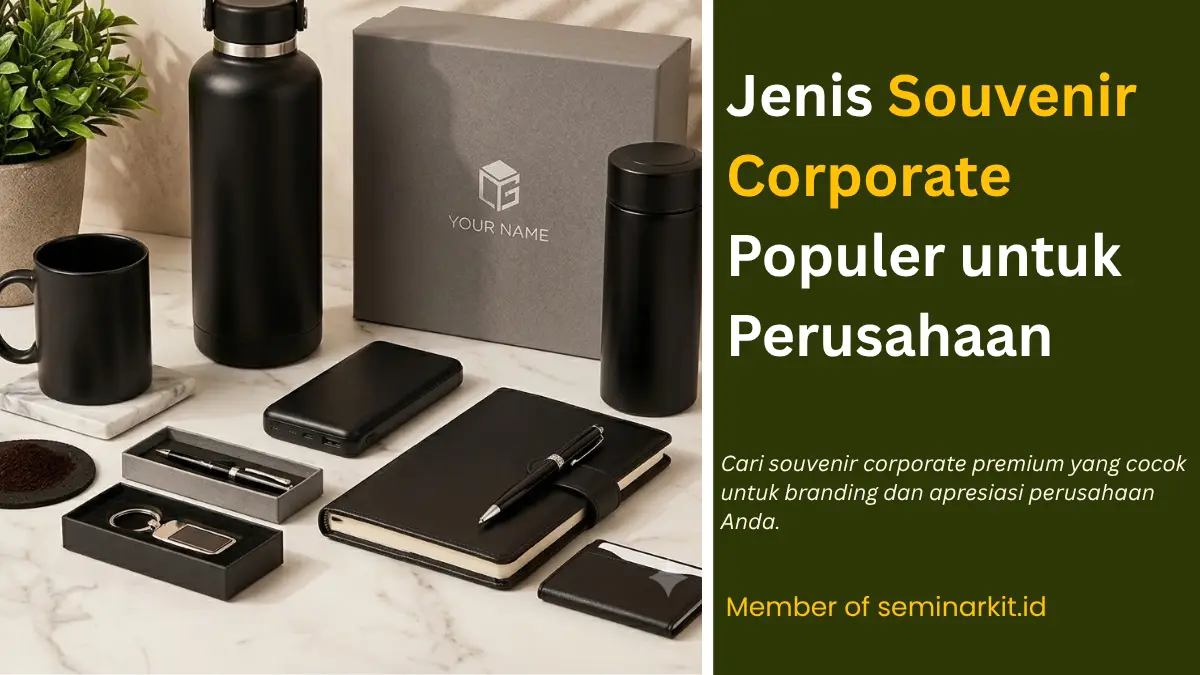 Jenis Souvenir Corporate Populer untuk Perusahaan