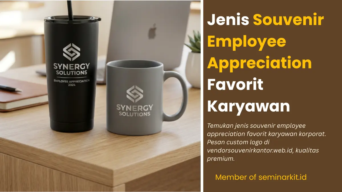 Jenis Souvenir Employee Appreciation yang Paling Diminati Perusahaan