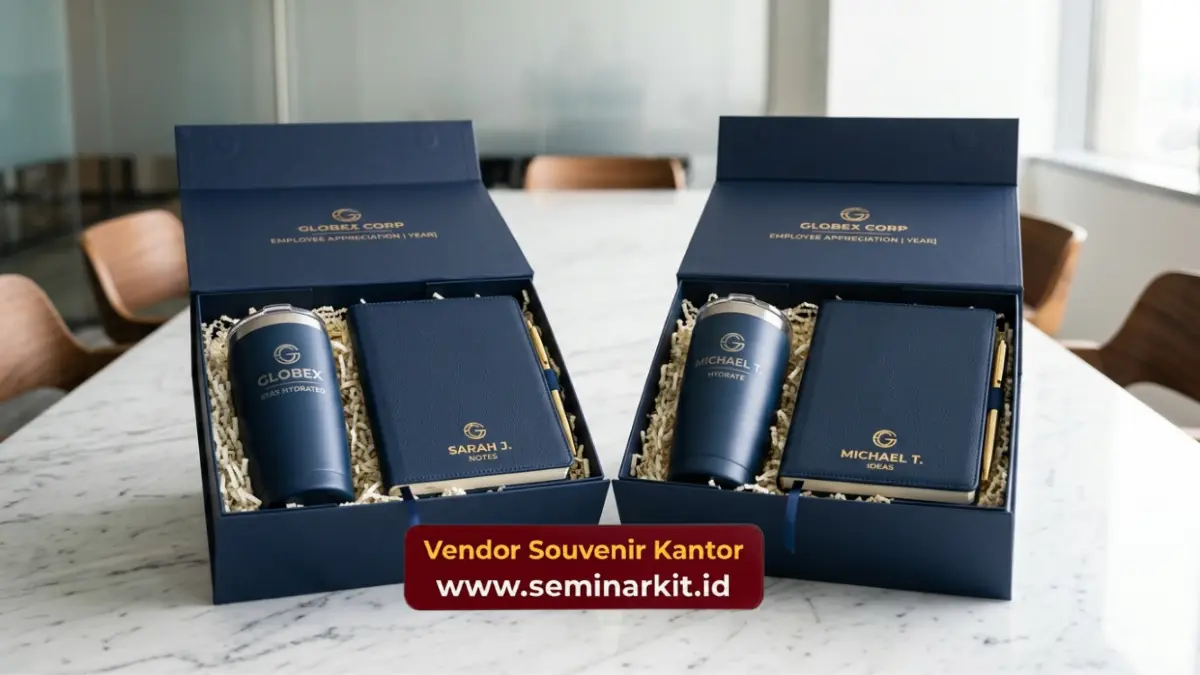 Hampers Eksklusif Souvenir Employee Appreciation Premium Custom Logo