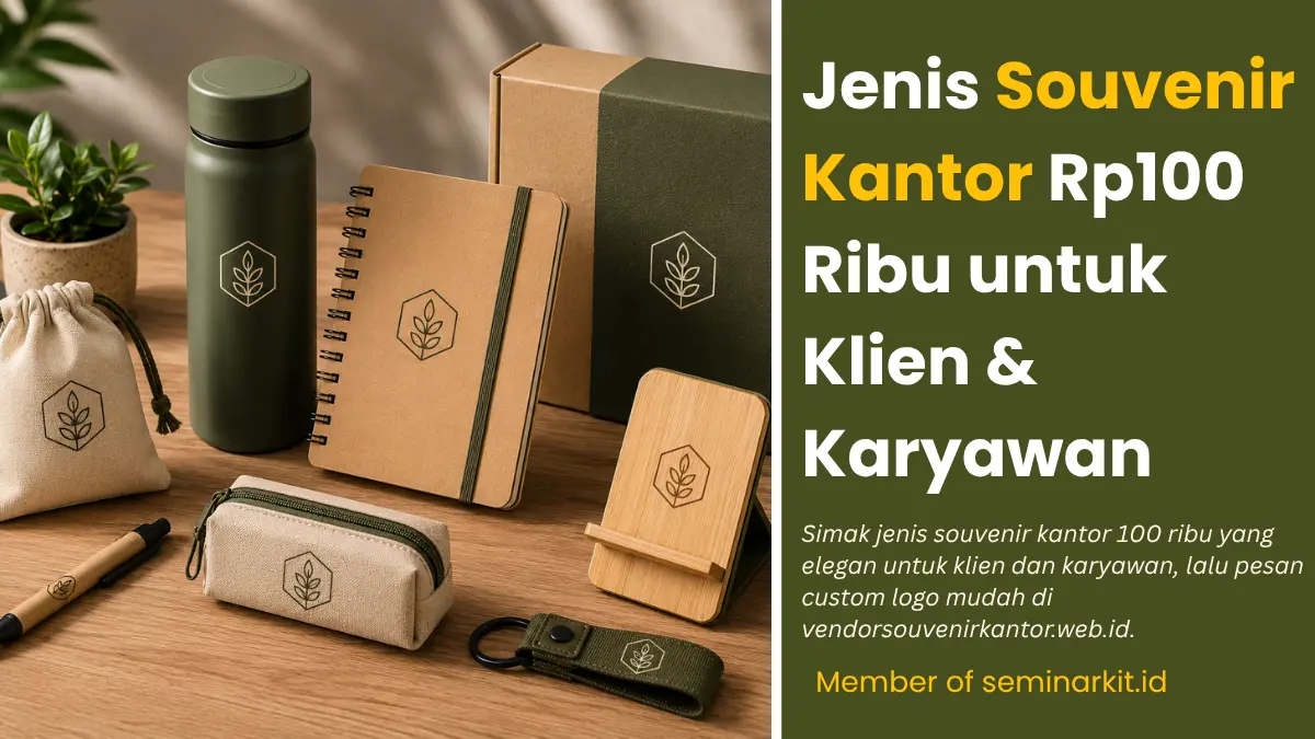Jenis Souvenir Kantor Rp100 Ribu untuk Klien dan Karyawan