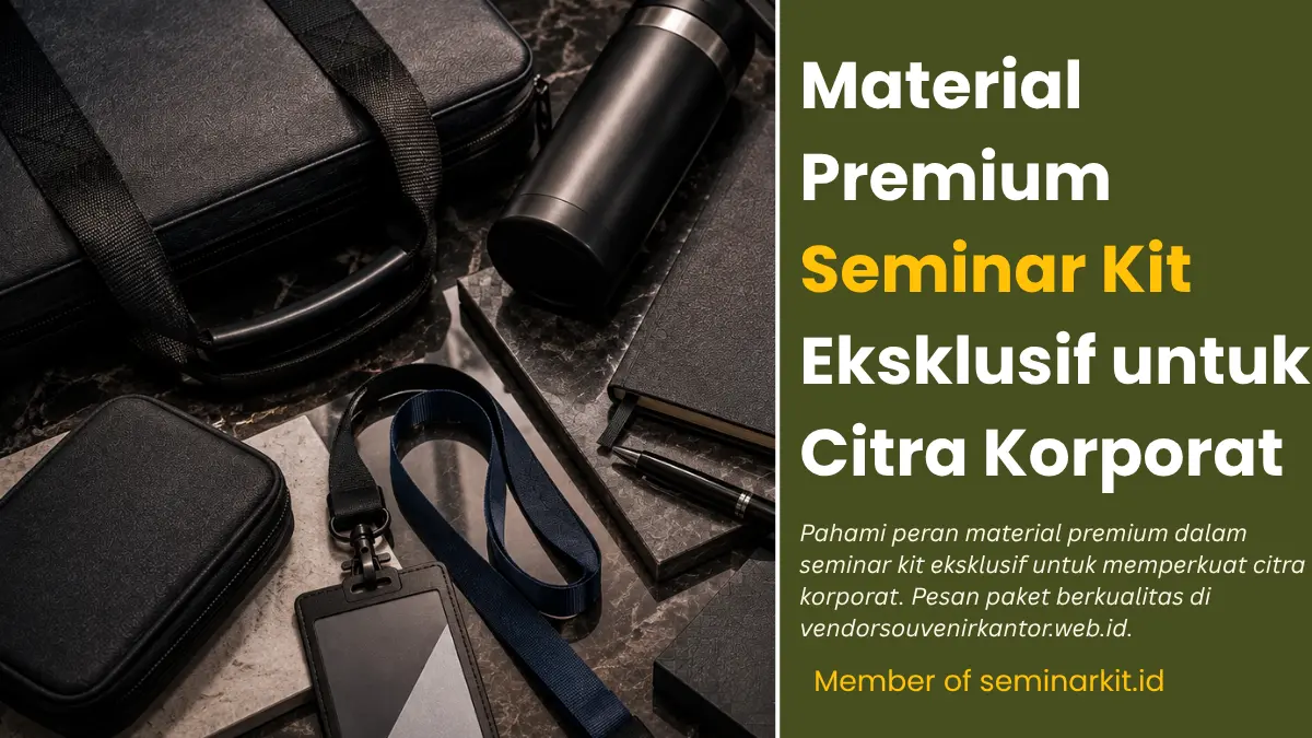 Material Premium Seminar Kit Eksklusif
