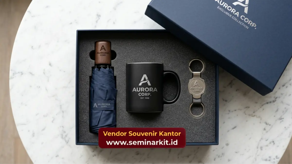 Merchandise Karyawan Set Eksekutif Premium Custom Logo