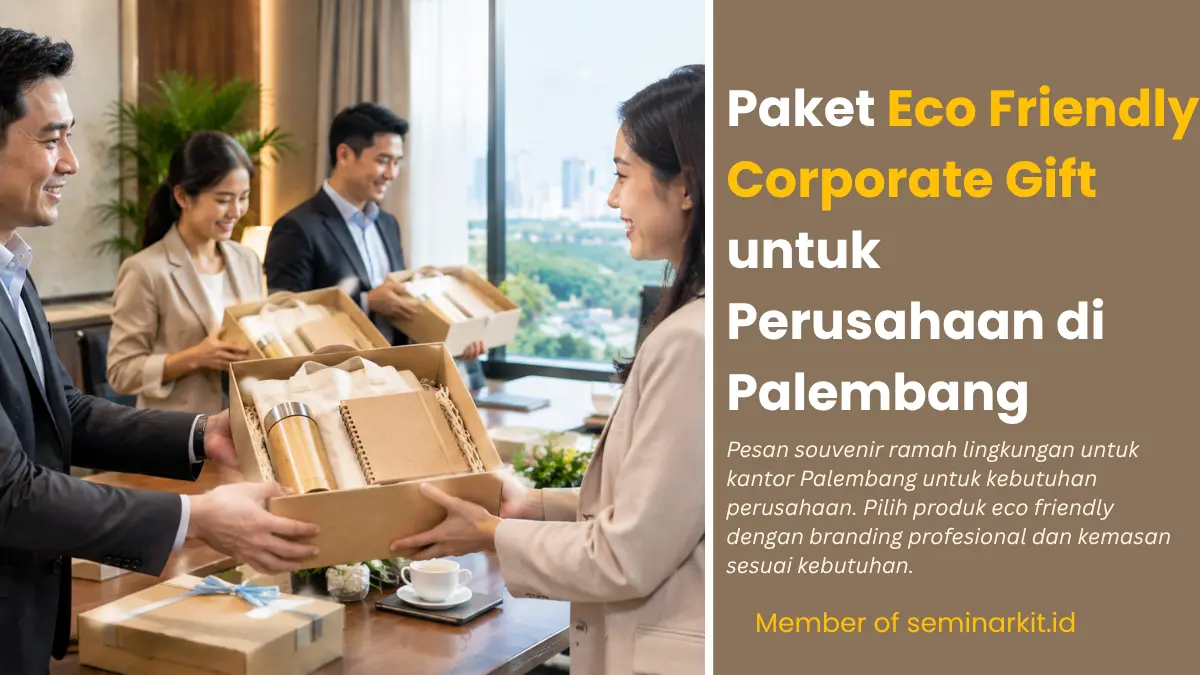 Paket Eco Friendly Corporate Gift untuk Perusahaan di Palembang