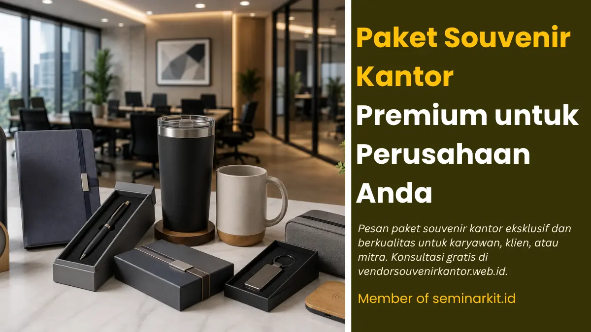 Paket Souvenir Kantor Premium untuk Perusahaan Anda