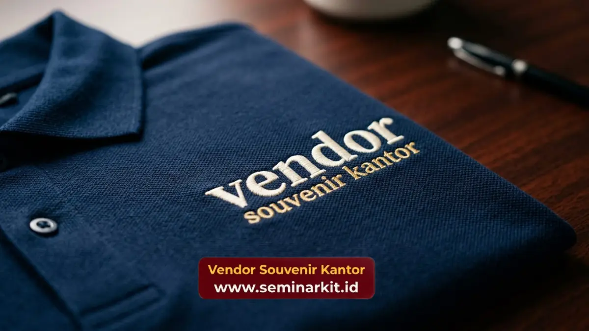 Polo shirt bordir perusahaan