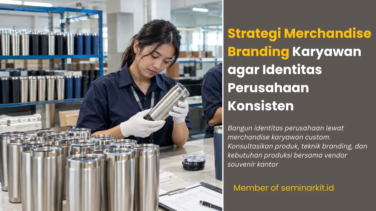 Strategi Merchandise Branding Karyawan agar Identitas Perusahaan Konsisten