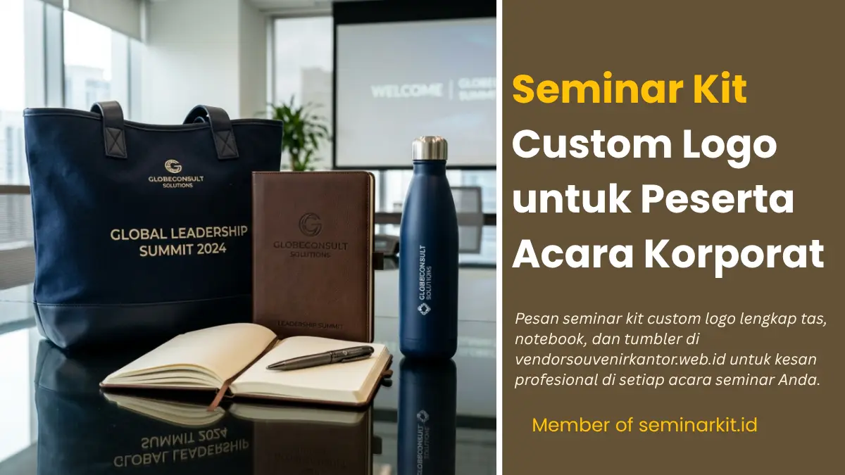 Seminar Kit Custom Logo: Elemen Wajib untuk Kesan Profesional Acara Seminar