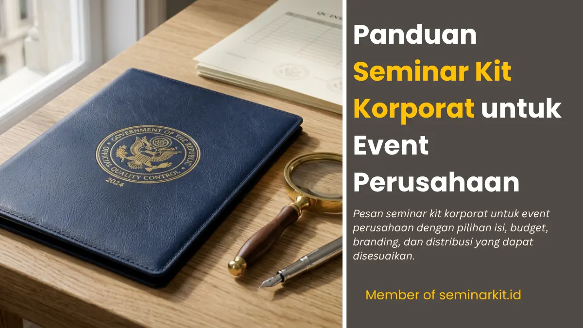 Panduan Seminar Kit Korporat untuk Event Perusahaan