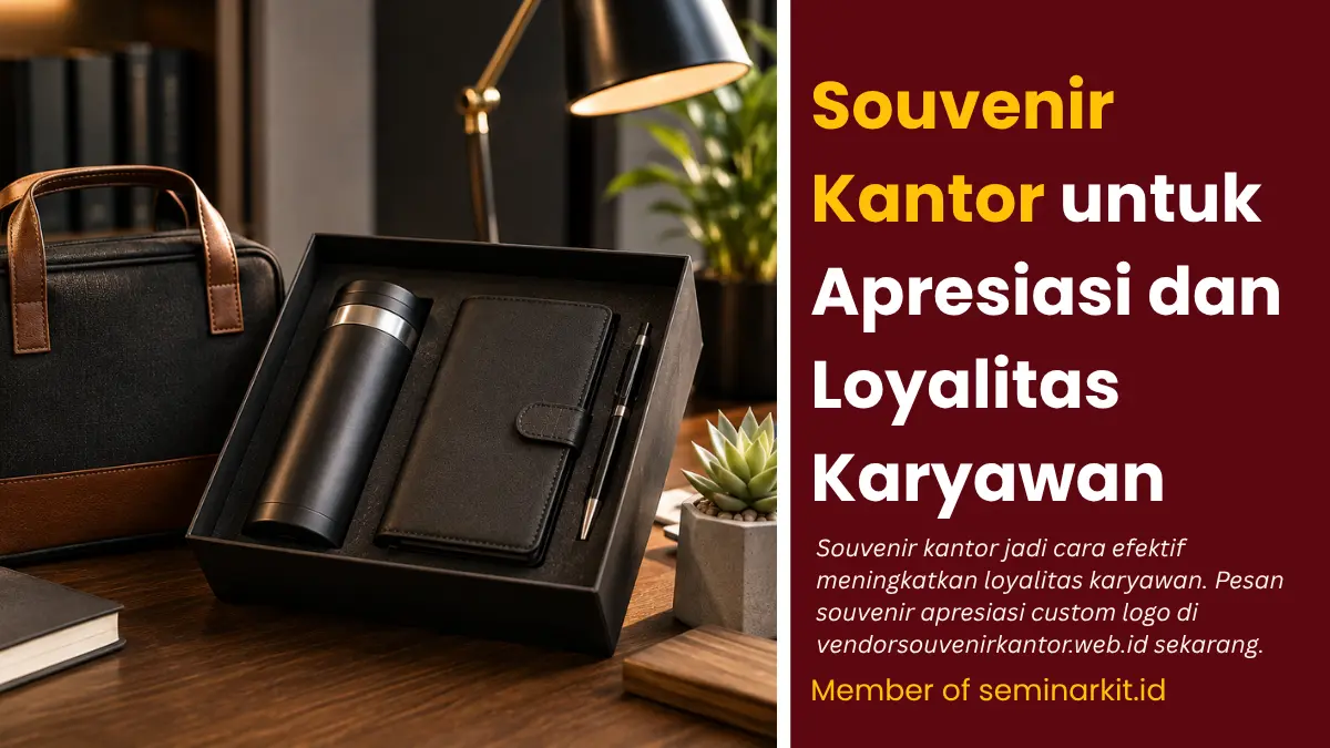 Souvenir apresiasi karyawan meja kerja