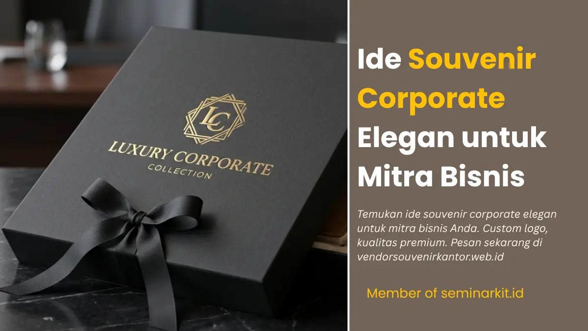 Ide Souvenir Corporate Elegan yang Meninggalkan Kesan Mendalam bagi Mitra Bisnis