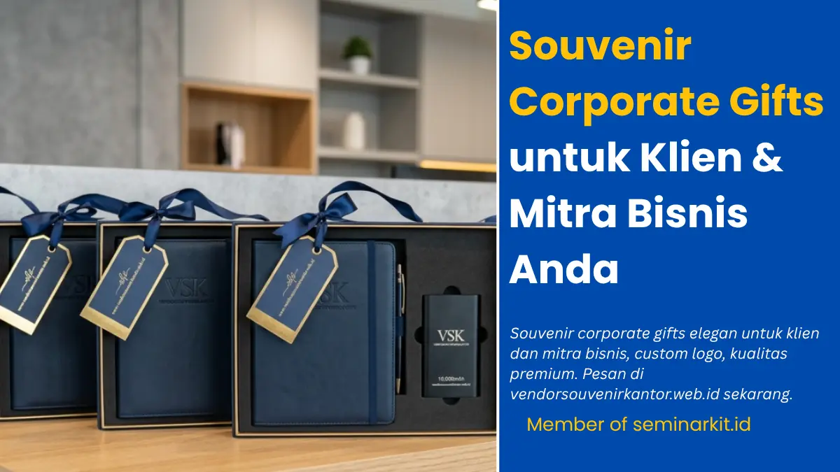 Souvenir Corporate Gifts untuk Klien dan Mitra Bisnis: Perkuat Hubungan Profesional Anda