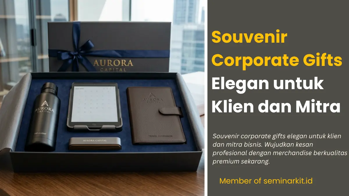 Souvenir Corporate Gifts Elegan untuk Memperkuat Hubungan Bisnis