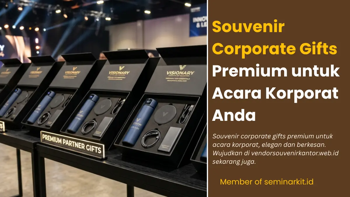 Souvenir Corporate Gifts Premium untuk Acara Korporat