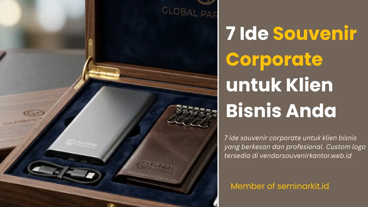 7 Ide Souvenir Corporate untuk Klien Bisnis yang Meninggalkan Kesan Profesional