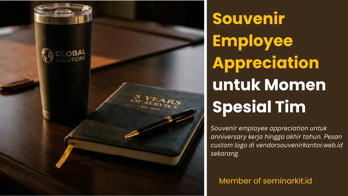 Souvenir Employee Appreciation untuk Berbagai Momen Spesial Karyawan