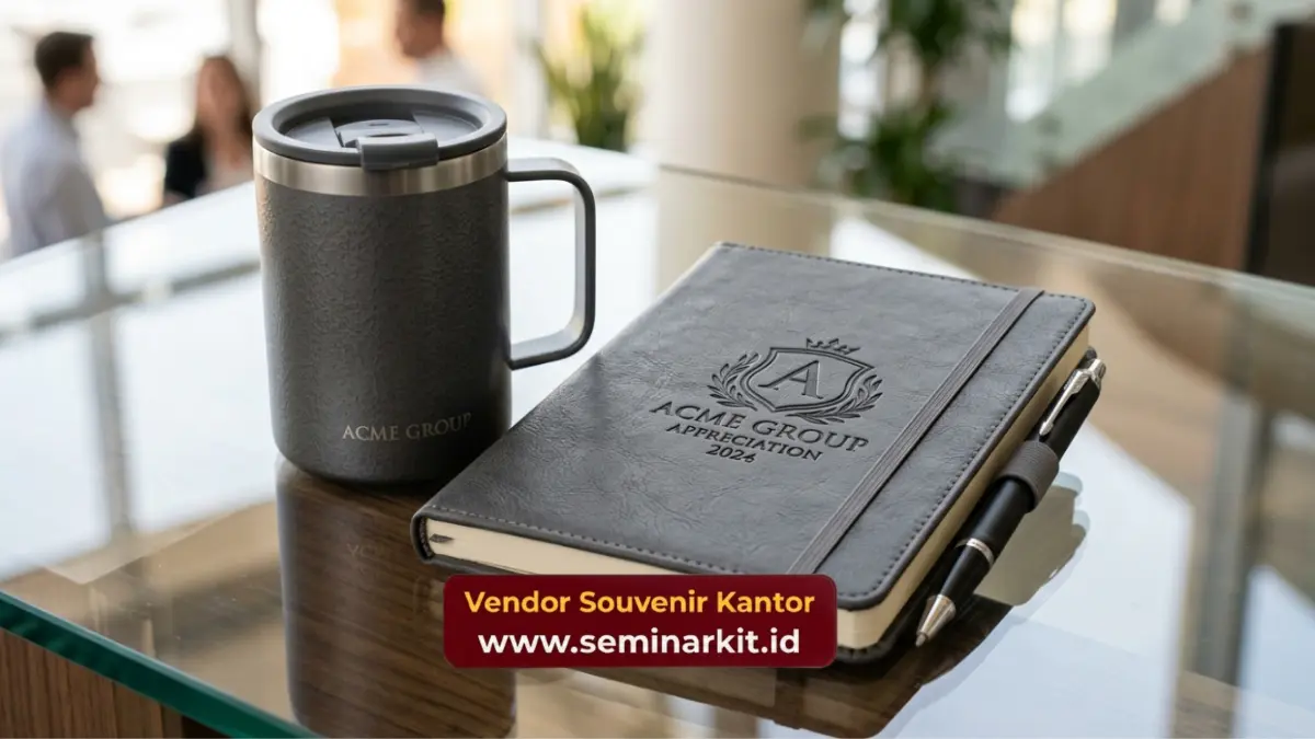 Paket Souvenir Employee Appreciation Eksklusif Custom Logo