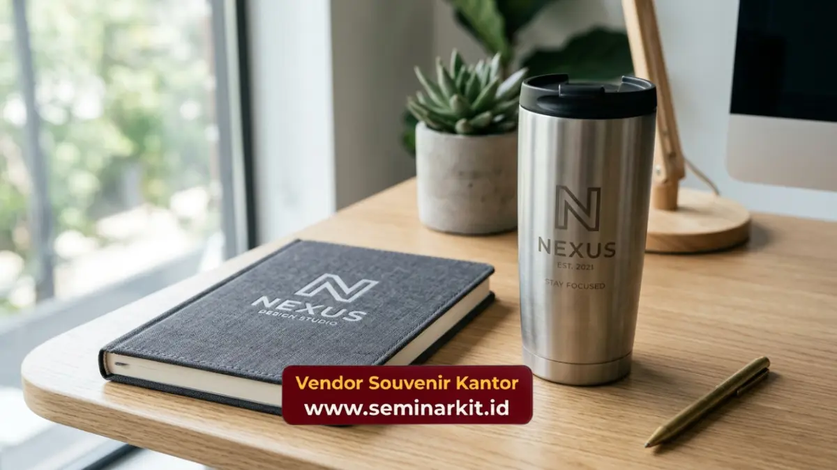 Notebook Custom Logo untuk Souvenir Kantor