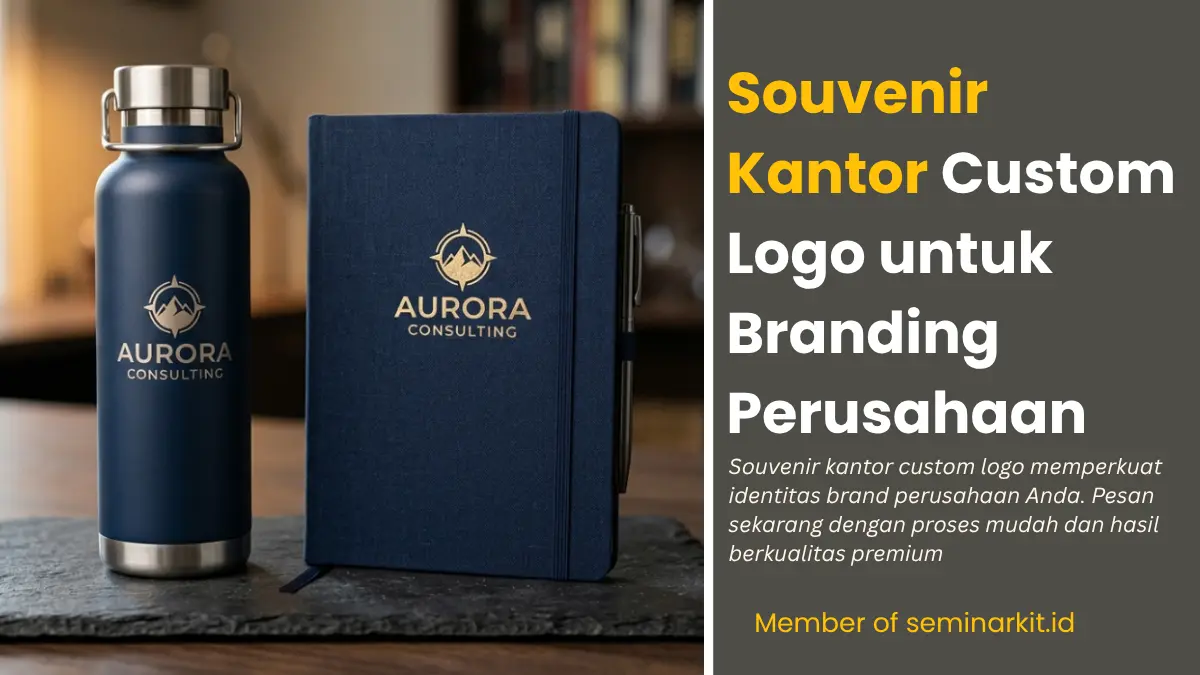 Souvenir Kantor Custom Logo sebagai Investasi Branding Perusahaan