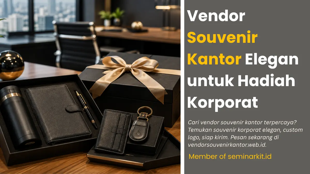 souvenir kantor elegan custom logo di meja kerja korporat