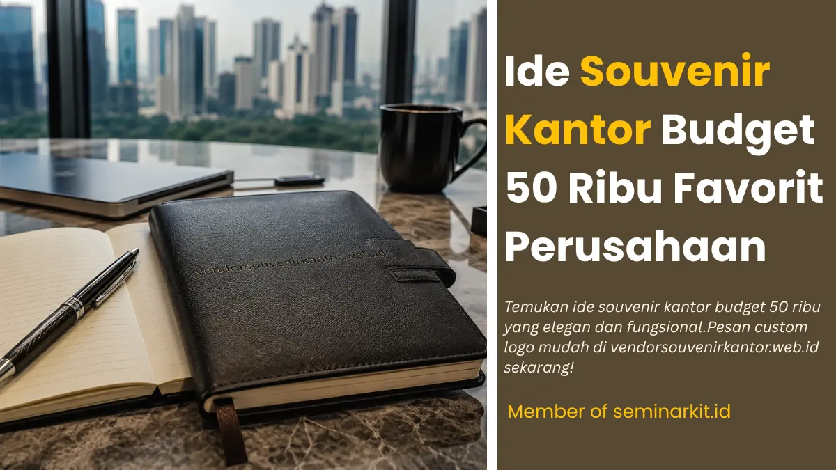 Ide Souvenir Kantor Budget 50 Ribu yang Elegan dan Fungsional
