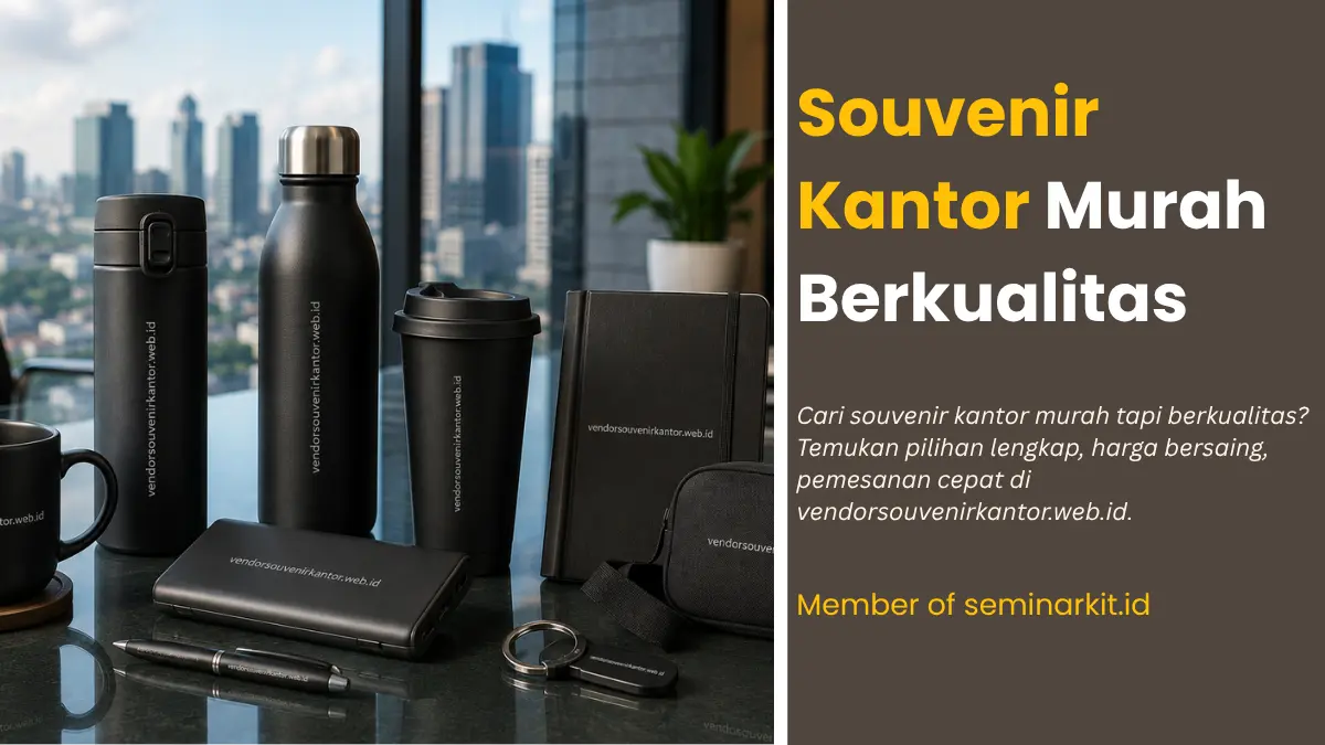 Souvenir Kantor Murah: Solusi Merchandise Korporat Berkualitas dengan Anggaran Terjaga