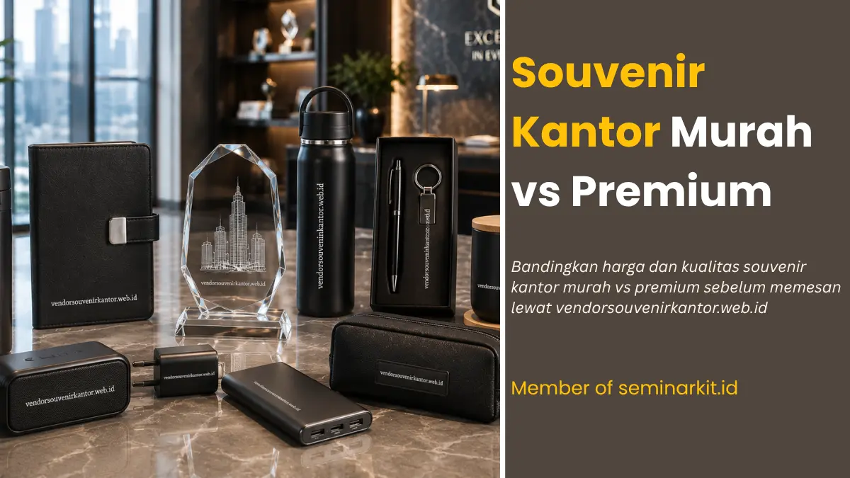 Souvenir Kantor Murah vs Premium, Mana Harga Terbaiknya?