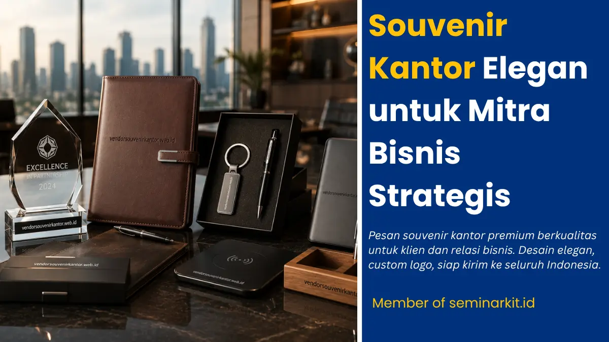 Souvenir Kantor Elegan untuk Mitra Bisnis Strategis
