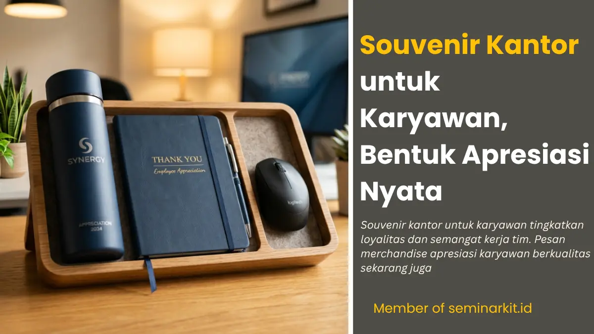 Souvenir Kantor untuk Karyawan sebagai Bentuk Apresiasi yang Berkesan