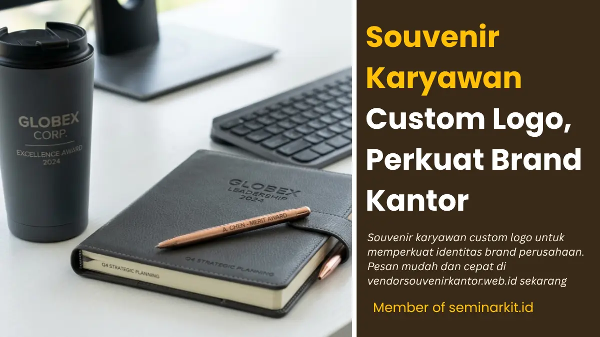 Souvenir Karyawan Custom Logo