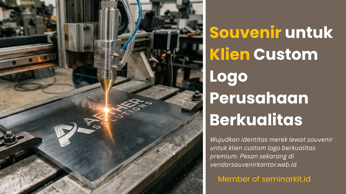 Souvenir untuk Klien Custom Logo: Perkuat Identitas Merek Perusahaan