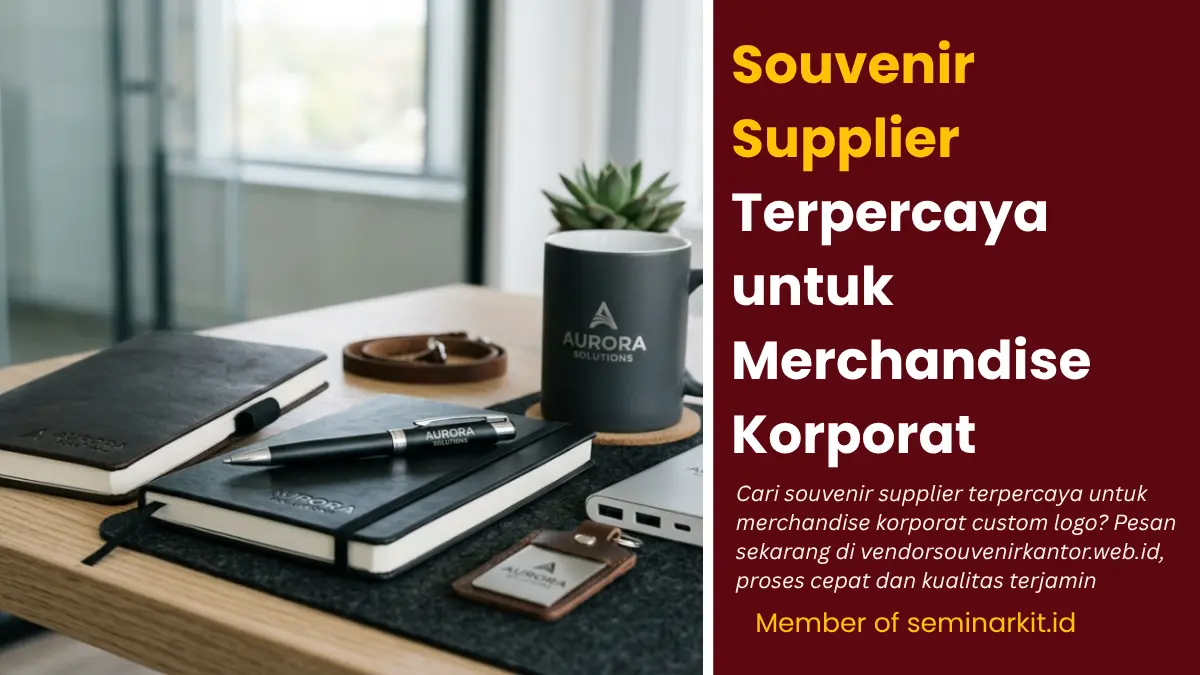 Souvenir Supplier Profesional untuk Kebutuhan Merchandise Korporat