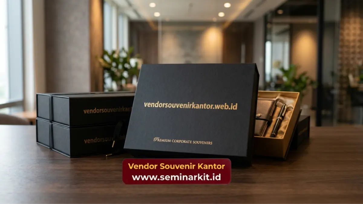 Kemasan hampers souvenir korporat premium untuk klien bisnis
