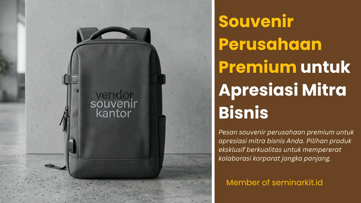 Vendor Merchandise Jakarta Profesional untuk Perusahaan