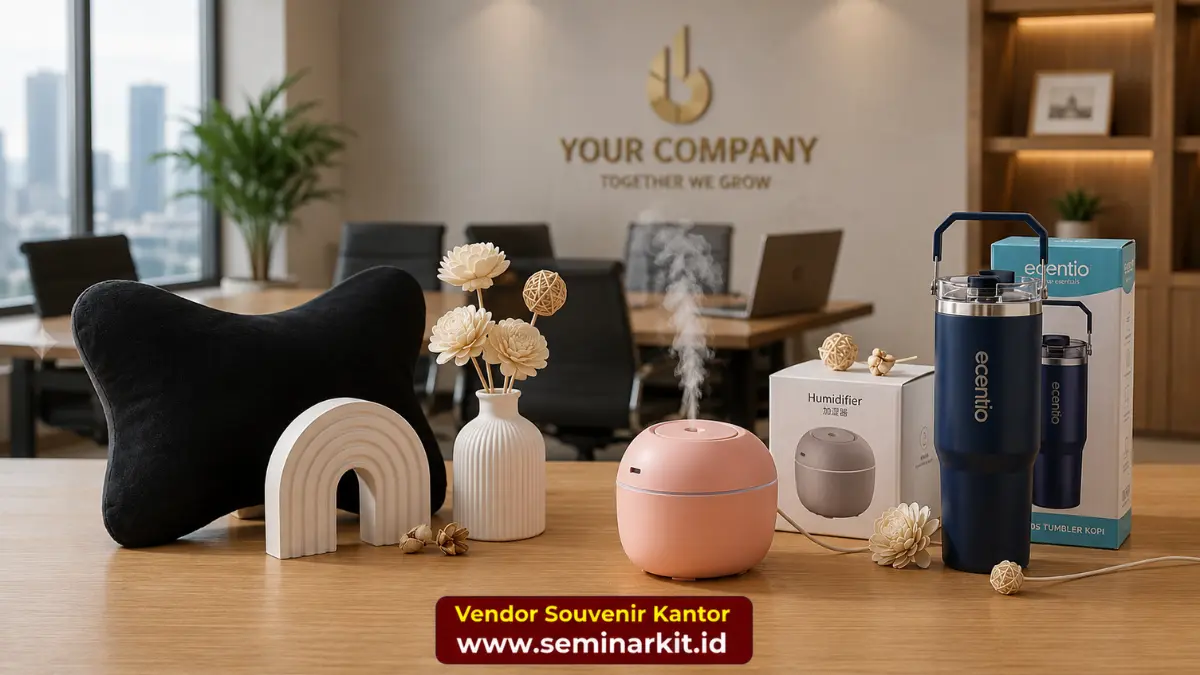 Vendor Custom Logo Souvenir Kantor