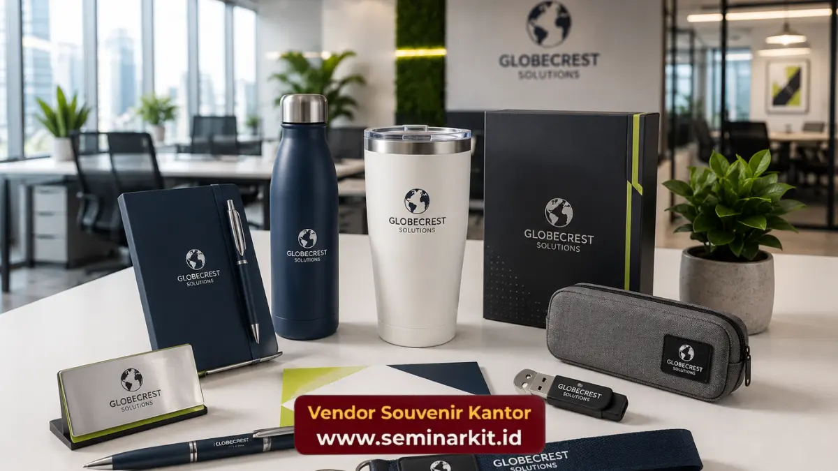 Vendor penyedia paket souvenir kantor premium