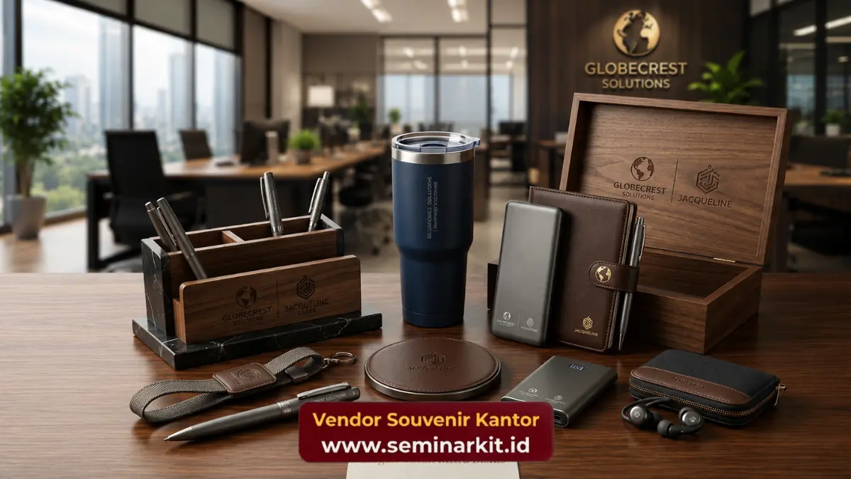 Vendor penyedia souvenir kantor elegan