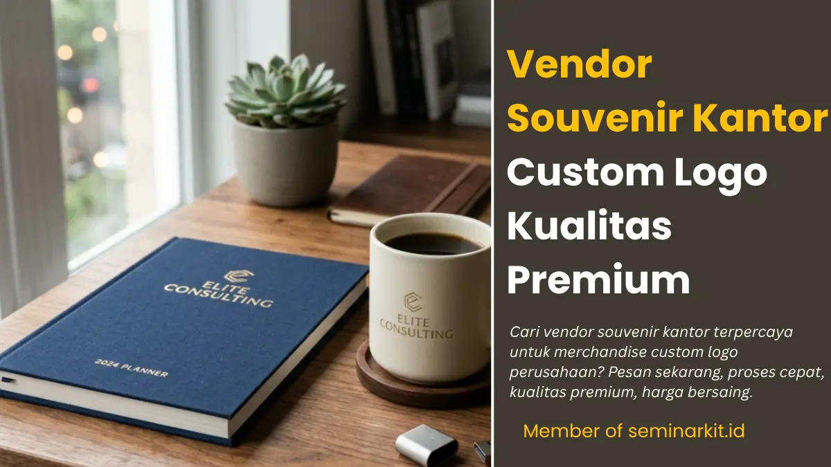 Vendor Souvenir Kantor Terpercaya untuk Merchandise Custom Logo Perusahaan