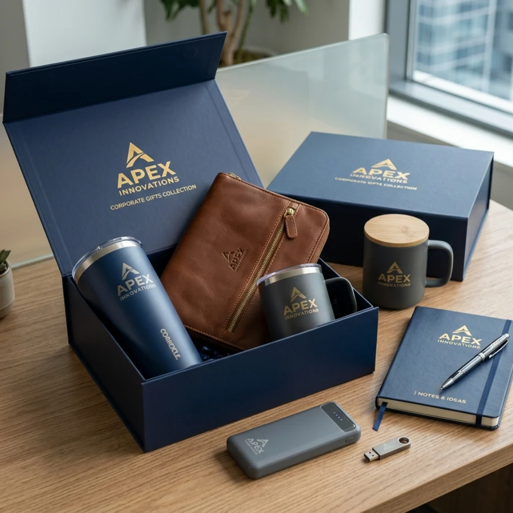 Detail branding dan finishing paket corporate gift premium